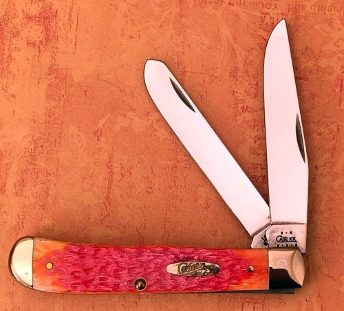 Case Peach/Orange Bone Trapper
