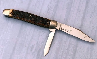 Ulster Knife Co Salesman Sample Bone Dog Leg - 2