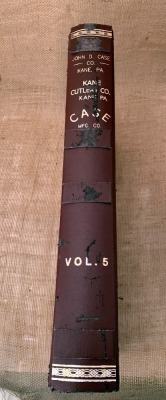 Case Family Brands Vol 5 "Book" with 9 Knives - 2
