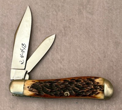 Ulster Knife Co Salesman Sample Bone Dog Leg - 2
