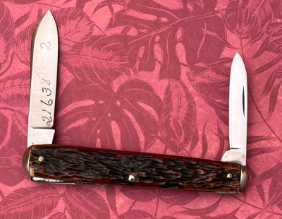 Ulster Knife Co Salesman Sample Bone Sleeveboard - 2
