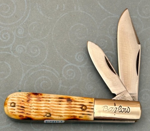 Rare Colonel Coon Bone Barlow with "Adrian Harris" Stamped on the Liner