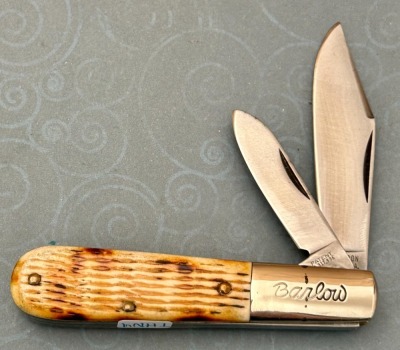 Rare Colonel Coon Bone Barlow with "Adrian Harris" Stamped on the Liner