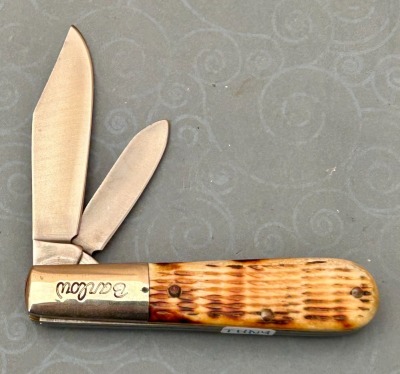 Rare Colonel Coon Bone Barlow with "Adrian Harris" Stamped on the Liner - 2