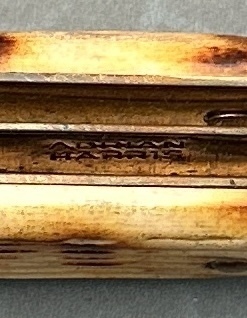 Rare Colonel Coon Bone Barlow with "Adrian Harris" Stamped on the Liner - 3