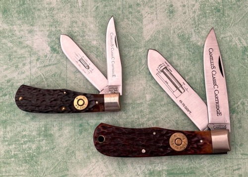 Pair of Camillus Bone Bullet Trappers