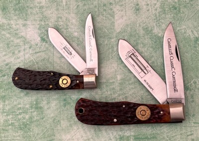 Pair of Camillus Bone Bullet Trappers