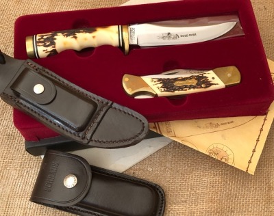 Schrade Uncle Henry Gold Rush Limited Set