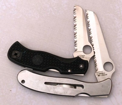 Spyderco Rescue and Clipit Rescue Jr