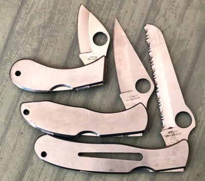 Three Spyderco's