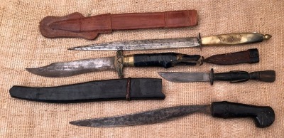 Four Ethnic Fixed Blades