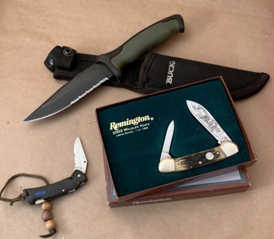 Two Buck USA and a Remington USA