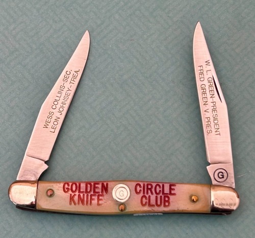 Colonel Coon Golden Circle Knife Club Smooth Bone Muskrat