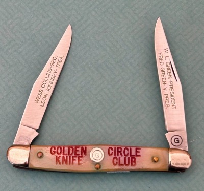 Colonel Coon Golden Circle Knife Club Smooth Bone Muskrat