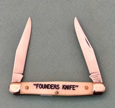 Colonel Coon Golden Circle Knife Club Smooth Bone Muskrat - 2