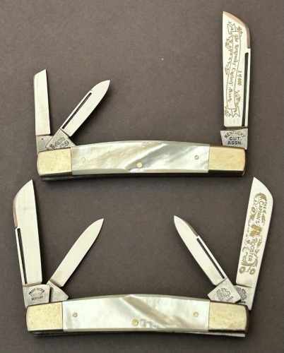 Pair of Fight'n Rooster Pearl