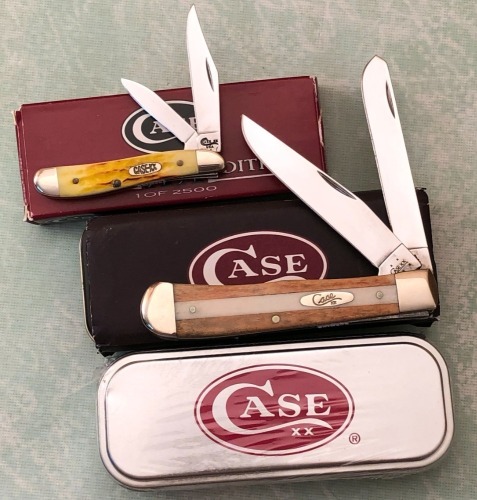 Three Case; Peanut, Trapper and Russlock