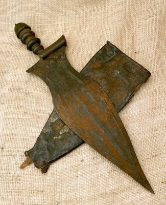 Kuba Kingdom Ikul Leaf Knife