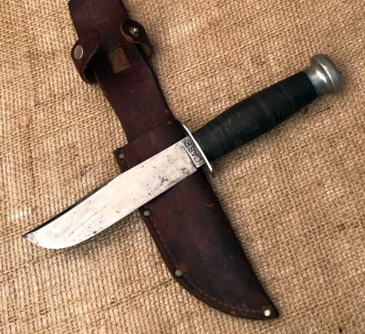 Case 5" WWII era Fixed Blade
