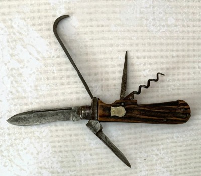 Hibbard Spencer Bartlett Stag Five Blade