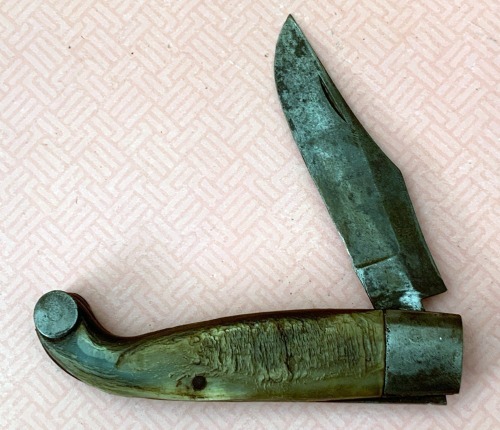 Antique Navaja Folding Knife