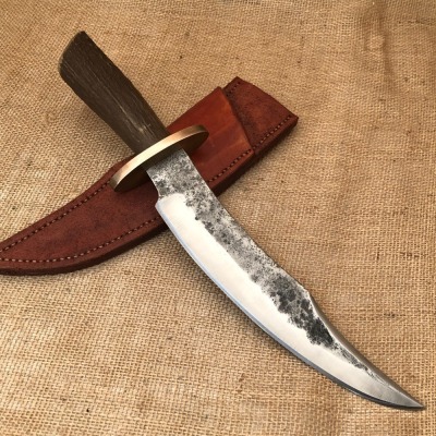 CY (Curtis Yockey) Elk Large Fixed Blade - 2
