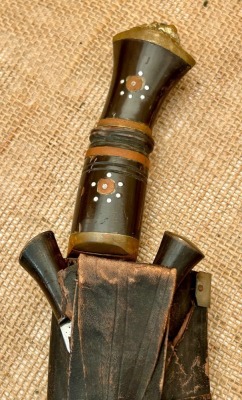 One Full Size Khukuri and Two Miniatures - 3