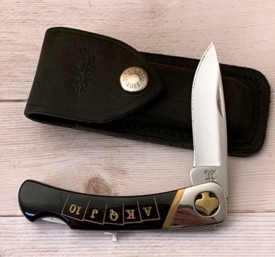 Buck Custom Royal Flush Lockback