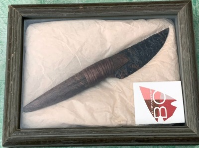 Bo Earls Obsidian Knife
