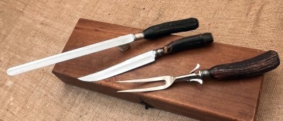 Case Stag Carving set