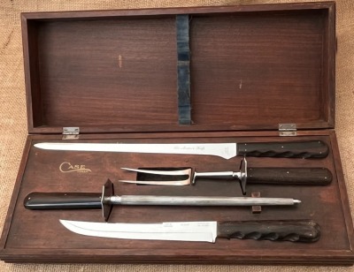 Case Four Piece Carving Set