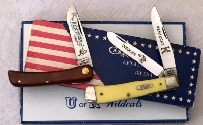 Pair of Case; Sod and Trapper