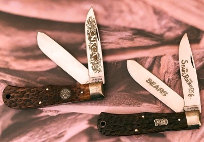 Pair of Bone Bullet Style Trappers