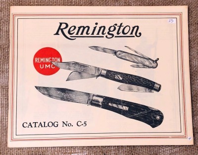 Reproduction of a Remington Arms Co Pocket Knife Catalog