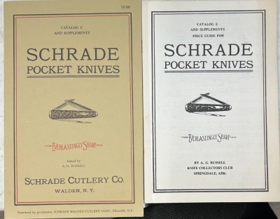 Reproduction of a 1926 Schrade Pocket Knives Catalog and Price Sheet