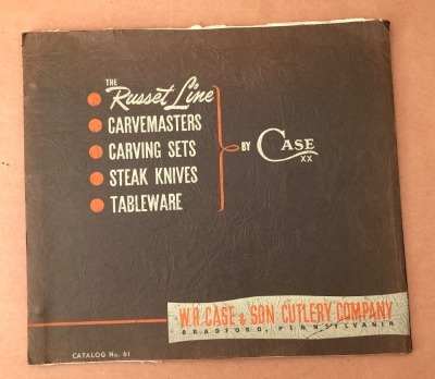 Case "The Russet Line" 1949 Catalog