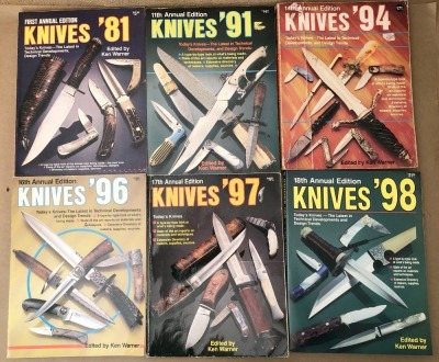 Ken Warner's "Knives" Annual Knife Books