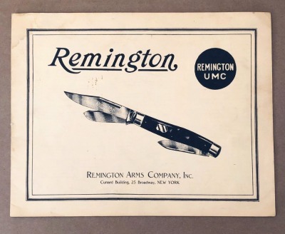 Reproduction of a Remington Arms Co Catalog