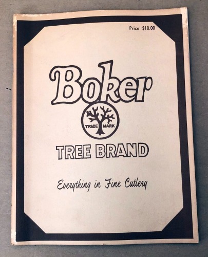 Reproduction of a 1928 Boker Tree Brand Catalog