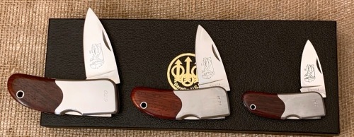 Chesapeake Bay Knife Club 1989 Beretta Three Lockback Set