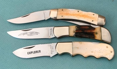 Three 70's Japanese Lockbacks