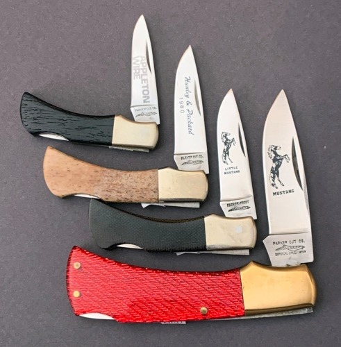 Four Parker Lockbacks