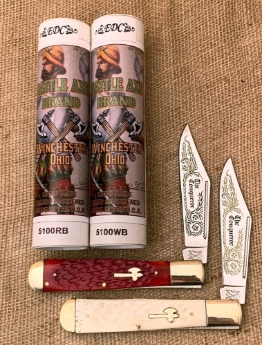 Pair of Battle Axe Brand "The Conqueror"