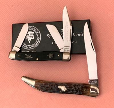 Dogshead Toothpick and Spirit of St. Louis stockman