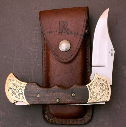 Rigid Apache R-9 Engraved Lockback
