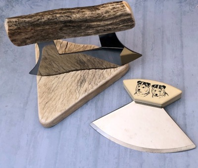 Pair of Alaskan Ulu Knives