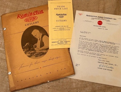 Original Remington Cutlery C36 Catalog 1936