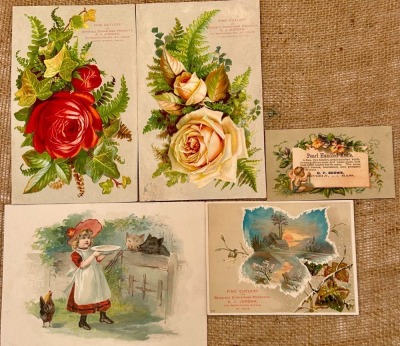 Five Cutlery Cards