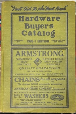 National Carbon Co Hardware Buyers Catalog and Directory 1926-27