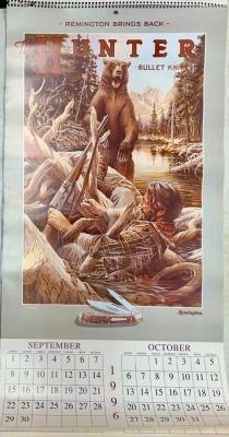 1996 Remington Wall Calendar - 5